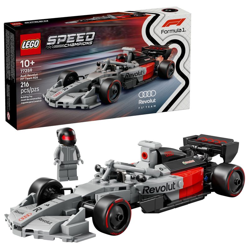 LEGO Speed Champions Audi Revolut F1 Team R26 Race Car - 77259, 215-pc, Ages 10+ R8
