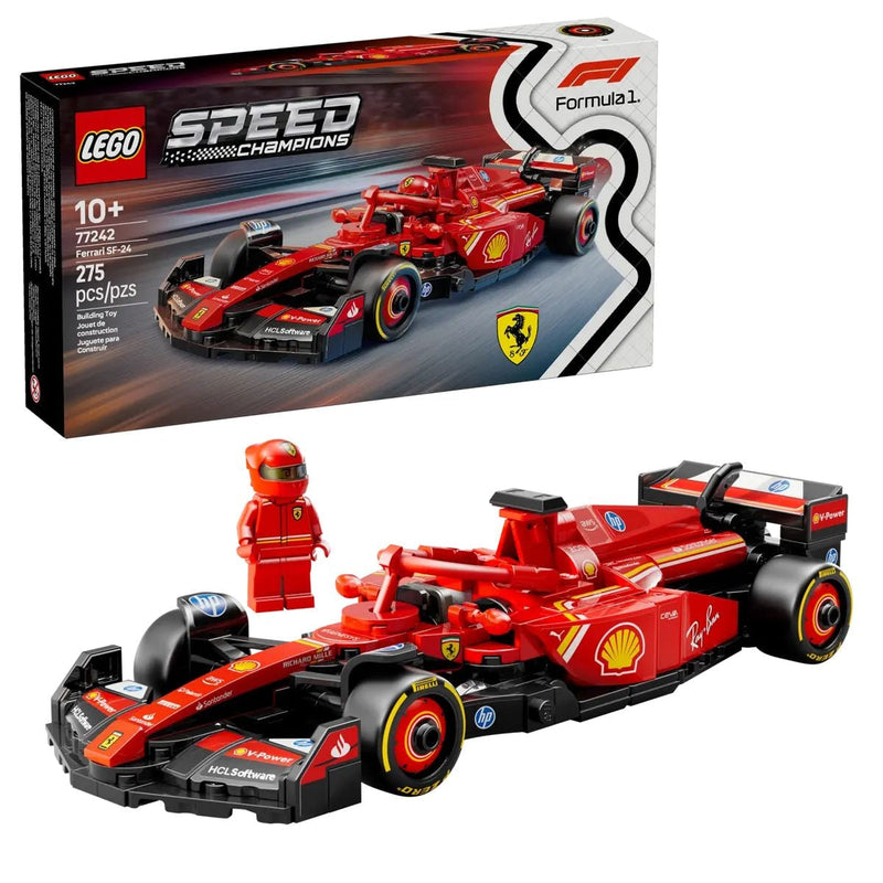 LEGO Speed Champions Ferrari SF-24 F1 Race Car - 77242, 275-pcs, Ages 10+ M2