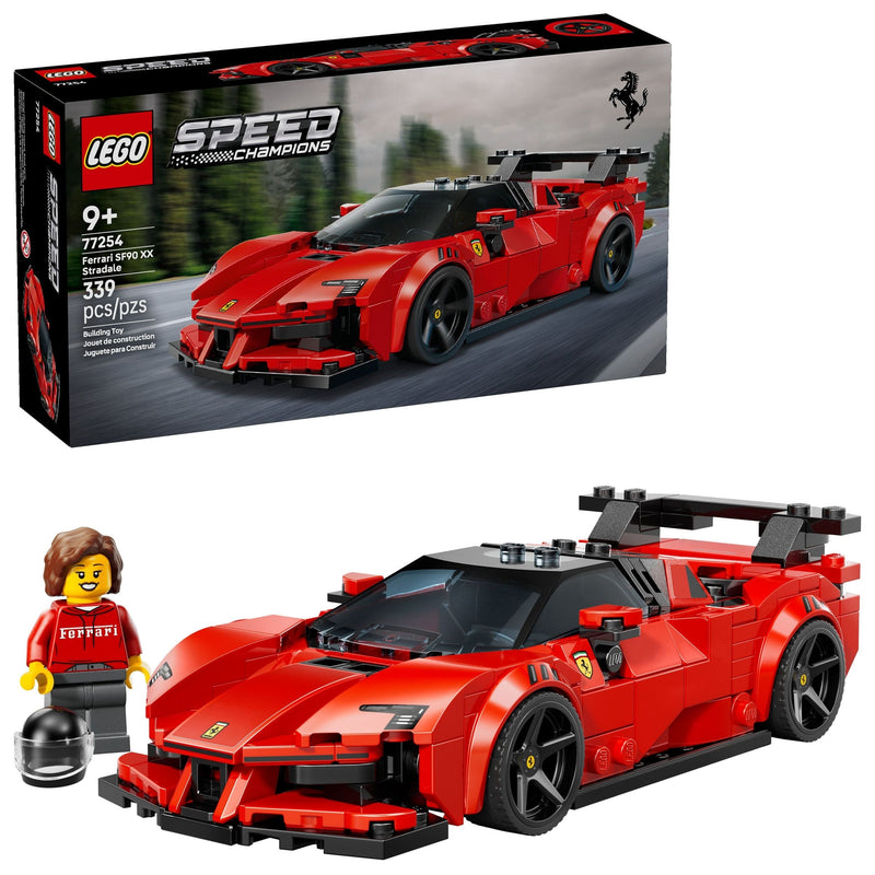 LEGO Speed Champions Ferrari SF90 XX Stradale Sports Car - 77254, 339-pcs, Ages 9+ R2