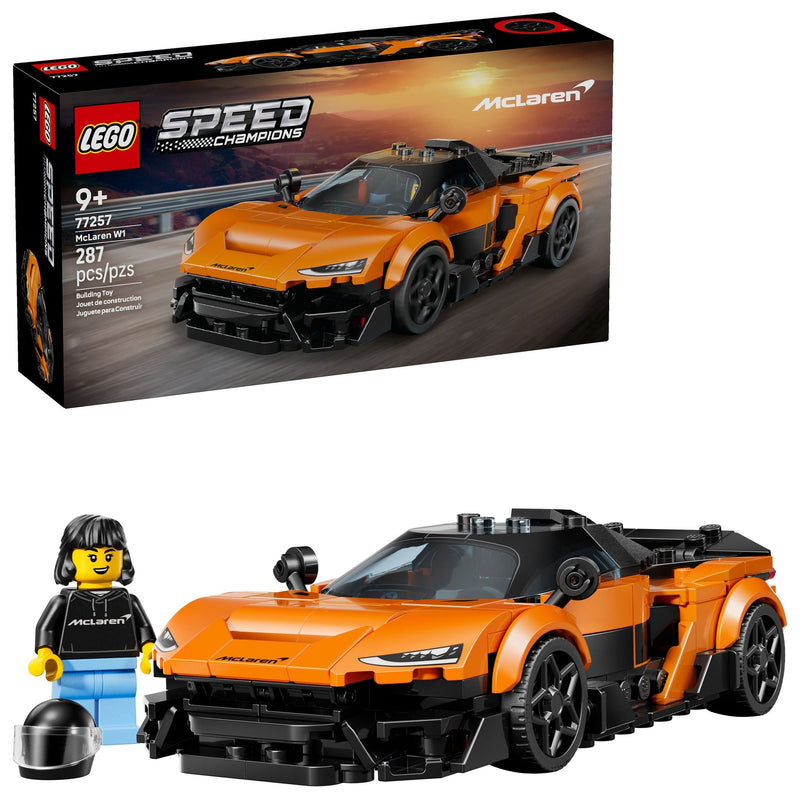 LEGO Speed Champions Mclaren W1 - The Real Supercar 77257, 287-pcs, Ages 9+ Q0