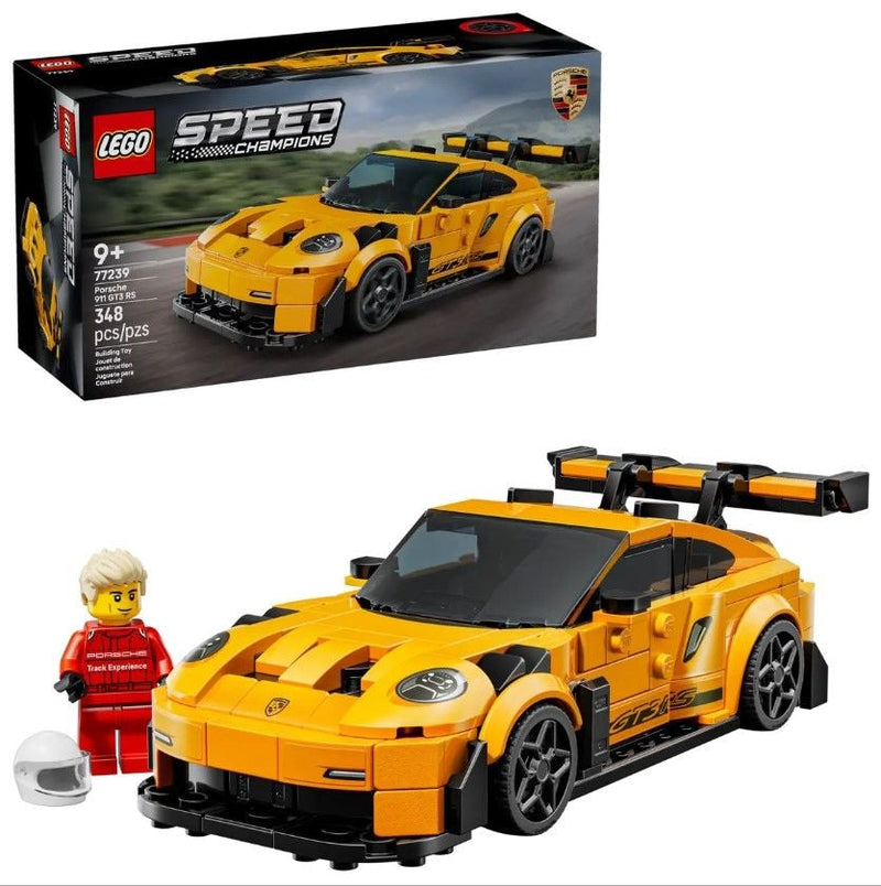 LEGO Speed Champions Porsche 911 GT3 RS Super Car - 77239, 348-pcs, Ages 9+ T1