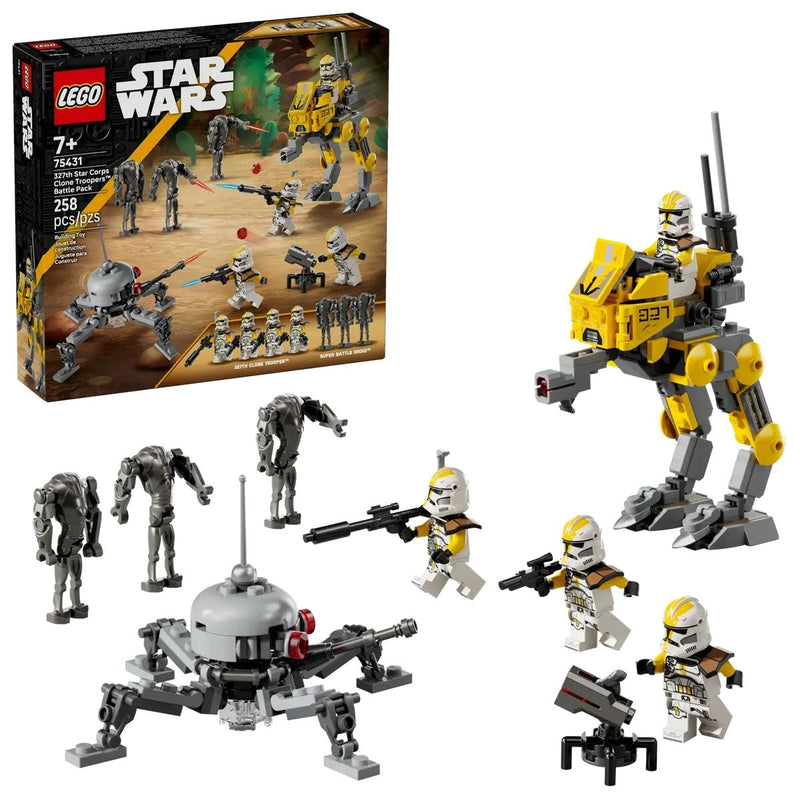 LEGO Star Wars 327th Star Corps Clone Troopers Battle Pack - 75431, 258-pcs, Ages 7+ R9