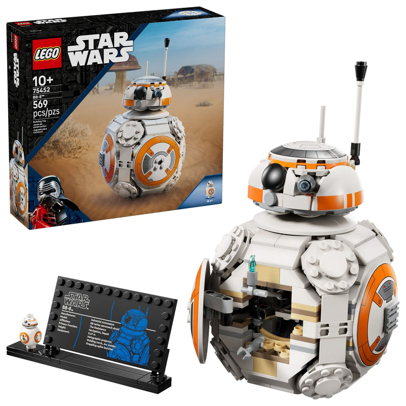 LEGO Star Wars BB-8 Astromech Droid Toy Building Set - 75452, 569-pcs, Ages 10+ Q6