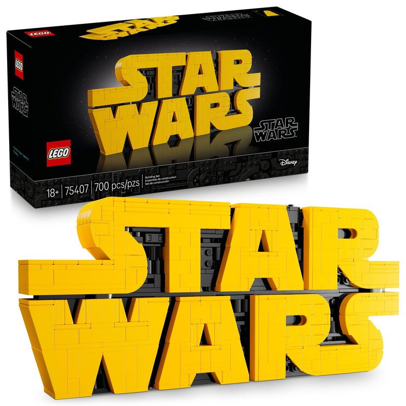 LEGO Star Wars Brick-Built Star Wars Logo - 75407, 700-pcs, Ages 18+ M2