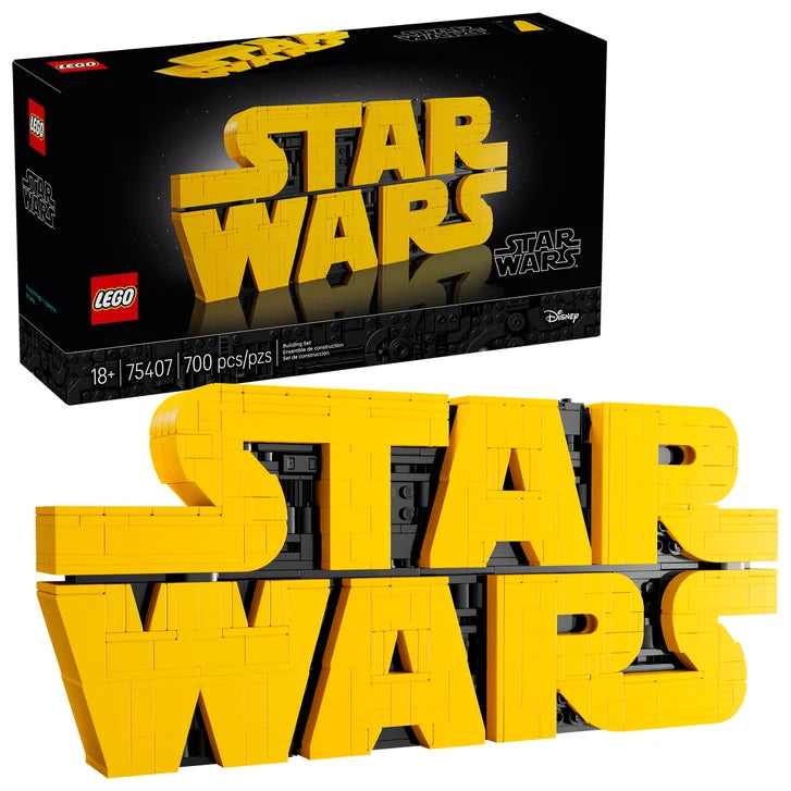 LEGO Star Wars Brick-Built Star Wars Logo Sign 75407 L3
