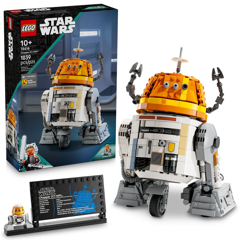Lego Star Wars Chopper (C1-10P) Astromech Droid - 75416, 1039-pcs, Ages 10+ L0