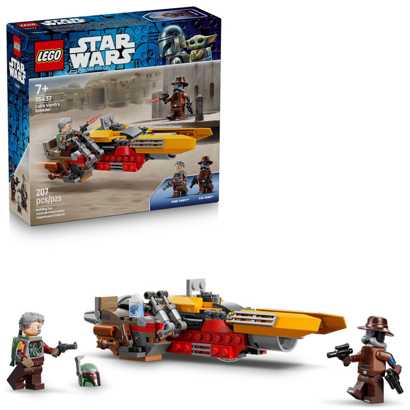 LEGO Star Wars Cobb Vanth’s Speeder Toy Building Set - 75437, 207-pcs, Ages 7+ O2