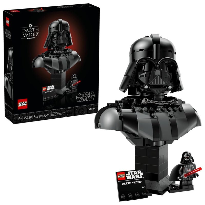 LEGO Star Wars Darth Vader Bust - 75439, 349-pcs, Ages 18+ C3
