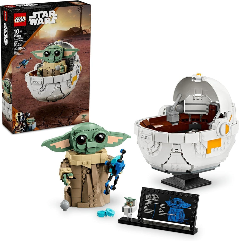 LEGO Star Wars Grogu with Hover Pram - 75403, 1048-pcs, Ages 10+ W9