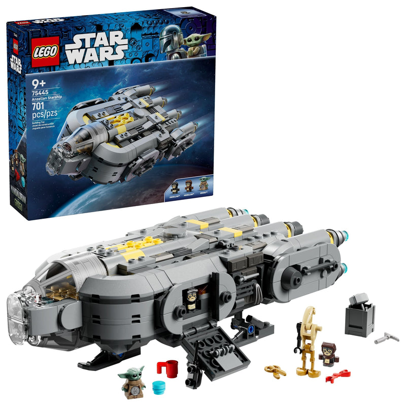 LEGO Star Wars: The Mandalorian and Grogu Anzellan Starship - 75445, 700-pcs, Ages 9+ R7