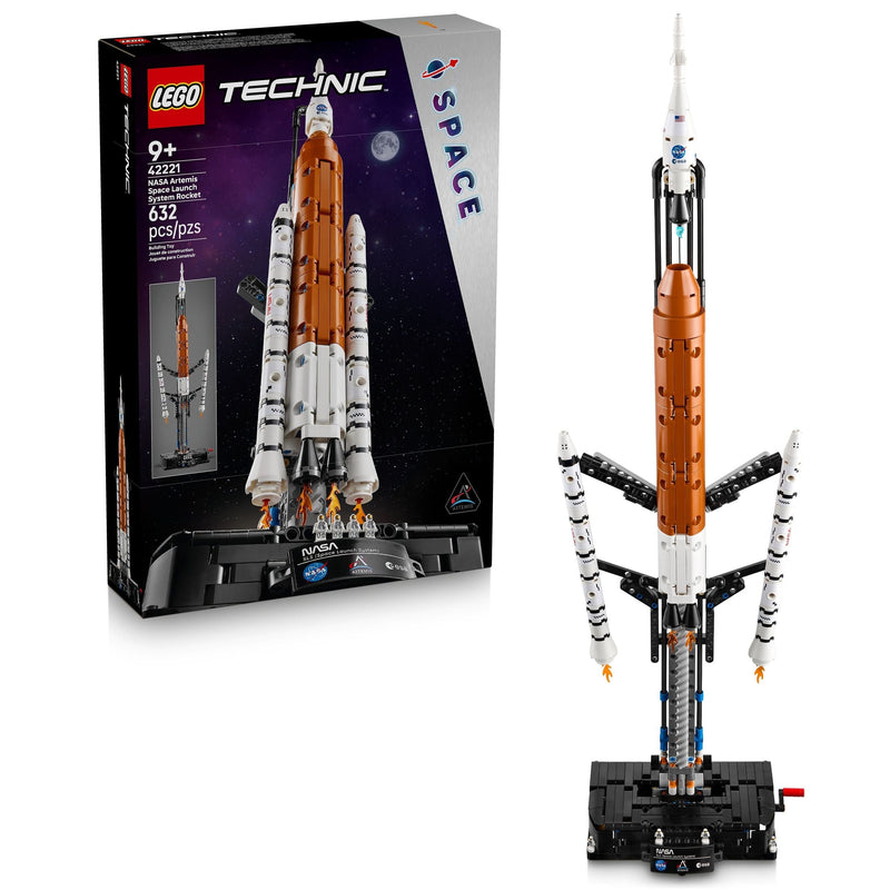 LEGO Technic NASA Artemis Space Launch System Rocket Model Building Set - 42221, 632-pcs, Ages 9+ M9