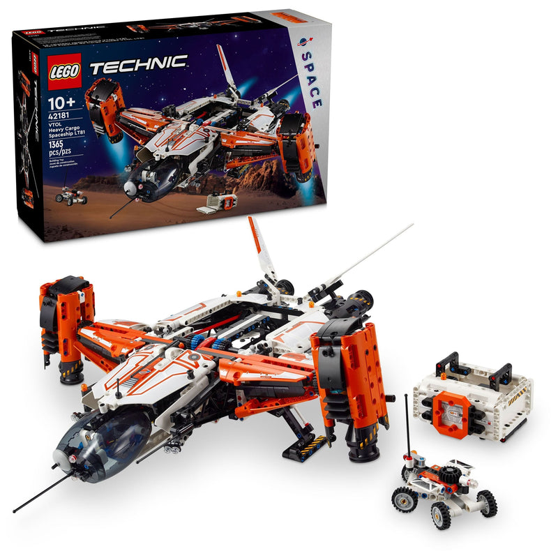 LEGO Technic VTOL Heavy Cargo Spaceship LT81 - 42181, 1365-pcs, Ages 10+ U0