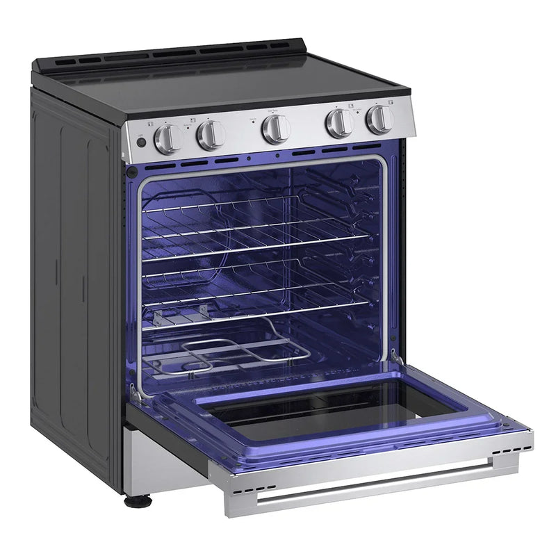 LG 30 in 6.3 cu ft. Stainless Steel Electric Slide-in Range with EasyClean and Pinch to Turn Safety Knobs K5