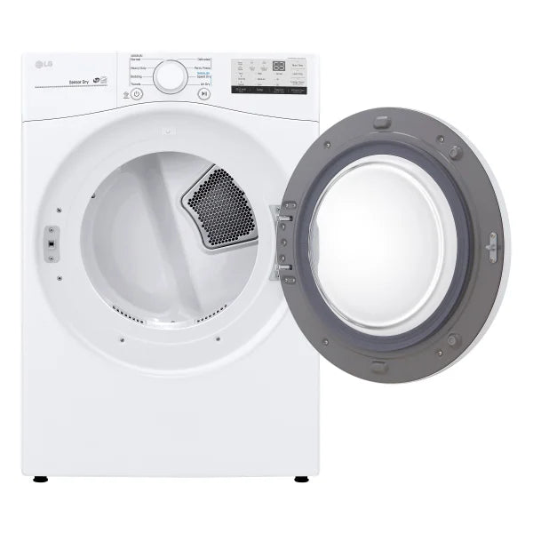 LG 7.4 cu ft. White Electric Dryer with Sensor Dry Y5