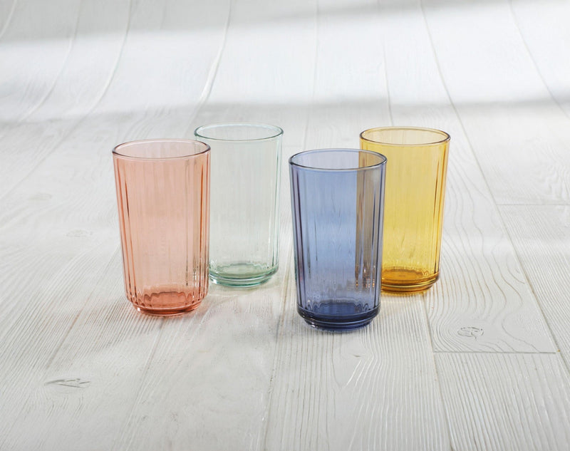 LIBBEY Panello Mixed Colour Highball Glass Set, 4-pk Q7