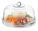 Libbey Selene 6-in-1 Server Cake Stand with Dome
