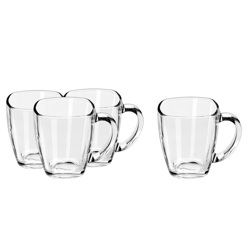 Libbey Square Mug Set, Clear, 4-pc X7
