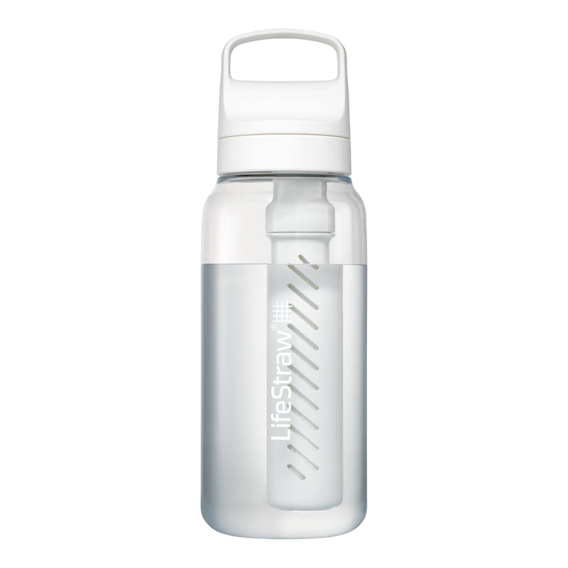 LifeStraw GO Series Water Bottle, 1-L, White A7