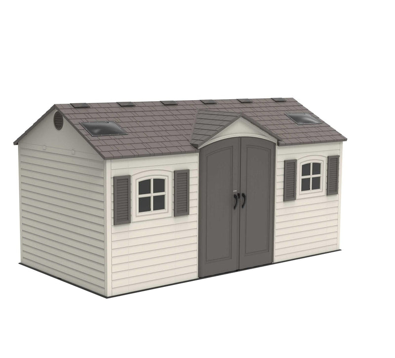 Lifetime Outdoor Storage Shed with Dual Side Entry, 15 x 8-ft L2
