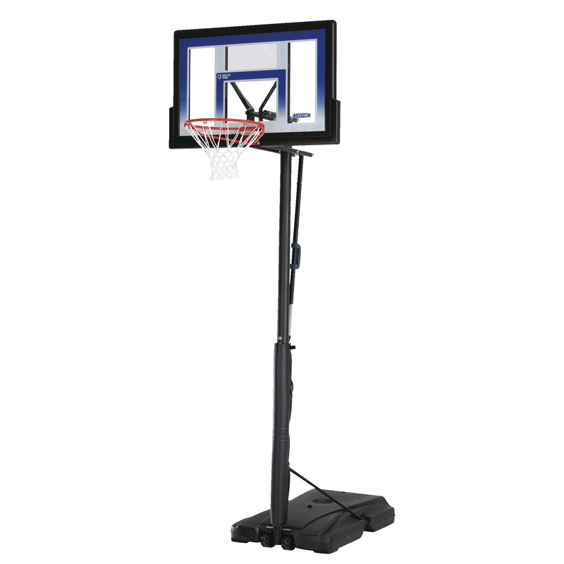 Lifetime Portable Adjustable Basketball Backboard, Hoop & Net System, 48-in E2