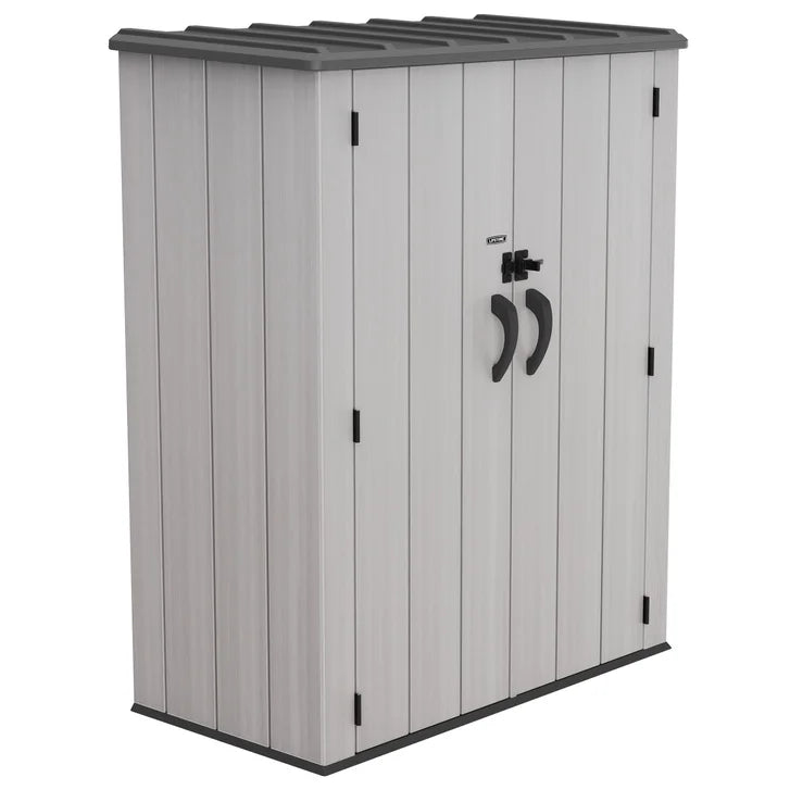 Lifetime Vertical Storage Shed with Shelves I9