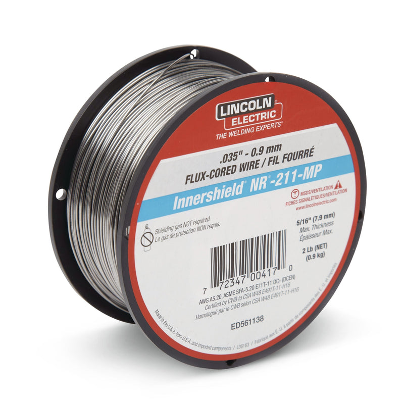 Lincoln Electric Flux-Cored Gasless Welding Wire, 0.035-in, 2-pk R8