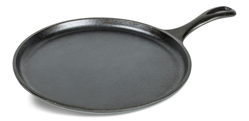 Lodge Seasoned Cast-Iron Griddle with Raised Edges, 10.5-in T0