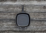 Lodge Seasoned Cast-Iron Grill Pan, 10.5-in (26 cm)