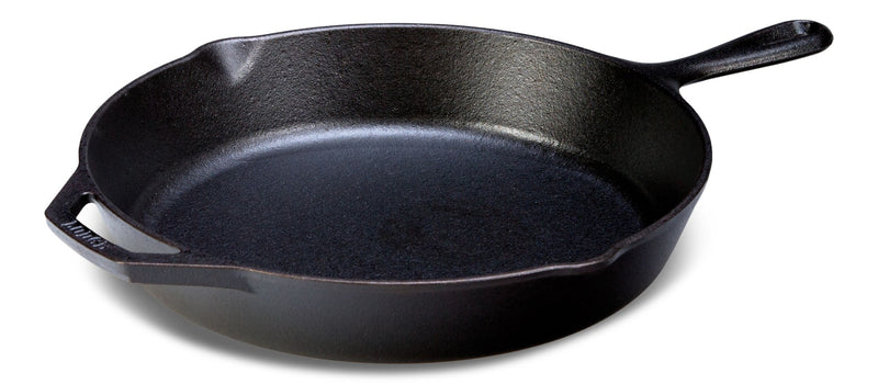 Lodge Seasoned Cast-Iron Skillet, Black, 12-in T2