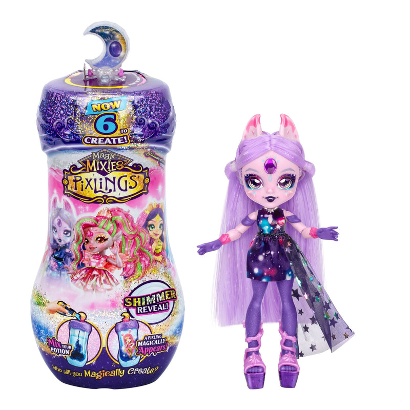 Magic Mixies Tiggz the Lightning Tiger Pixling S2 W2 6.5-in Fashion Doll for Ages 5+ N3