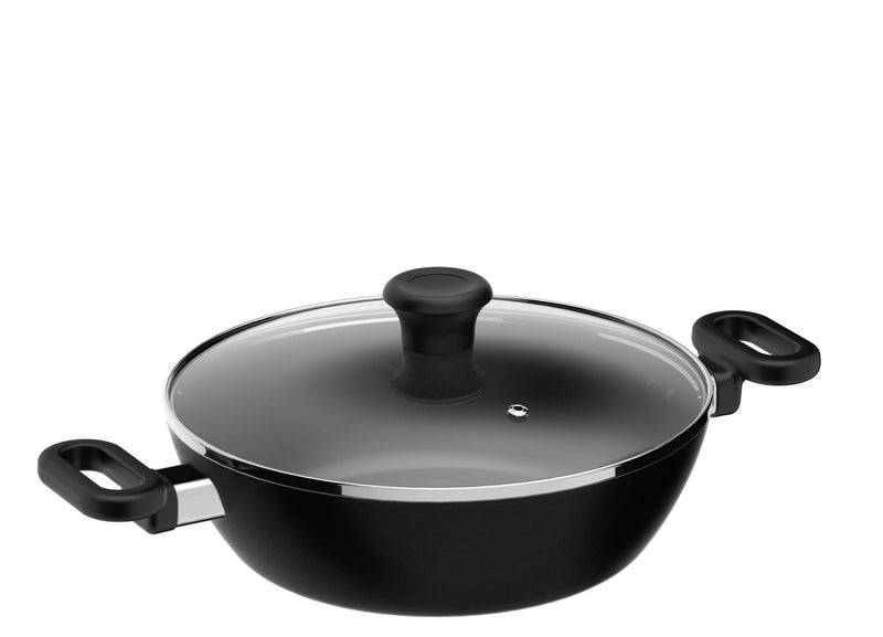 Maharaja 3.4qt Non-Stick Karahi with lid 26cm 10.25in X9