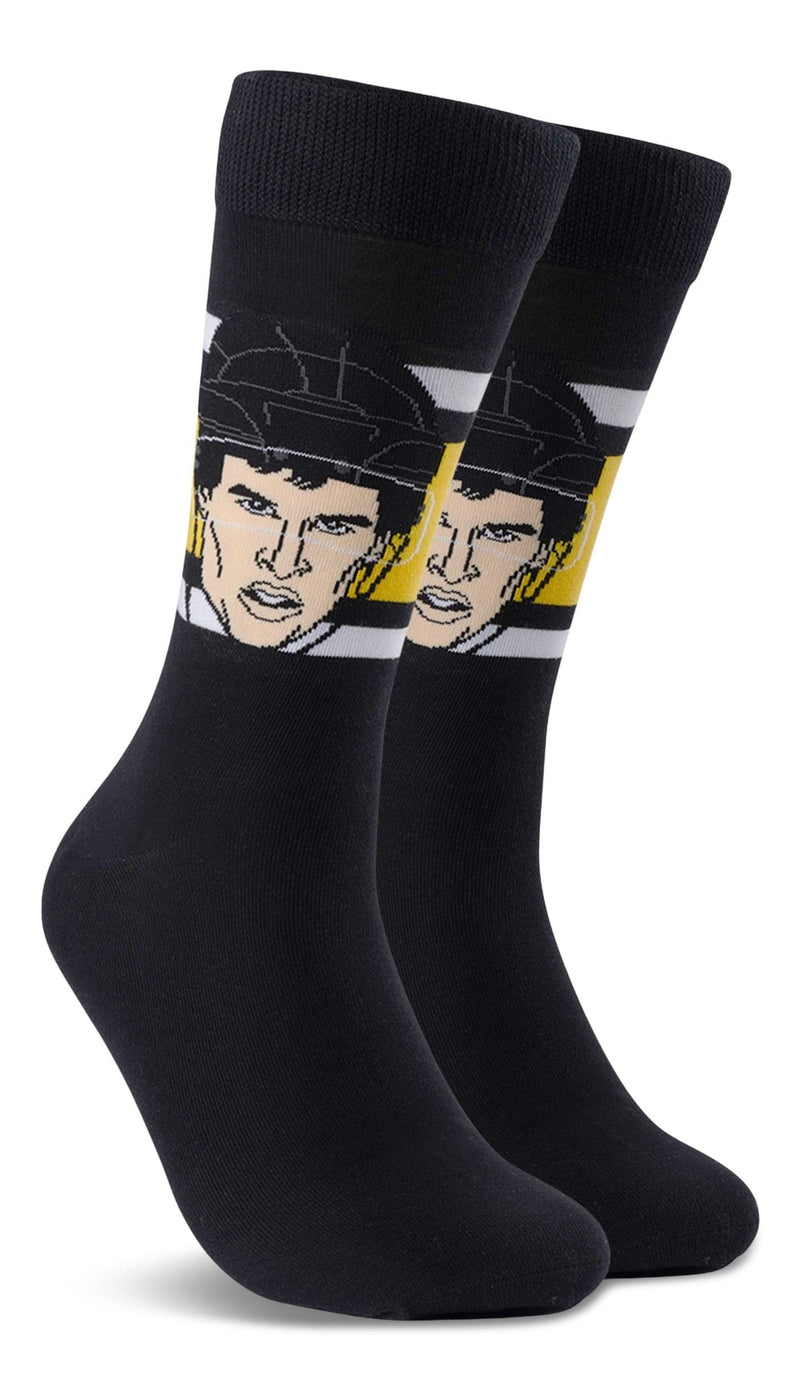 Major League Socks NHL Pittsburgh Penguins Sidney Crosby "Sockey" Crew Socks, Adult, One Size N6