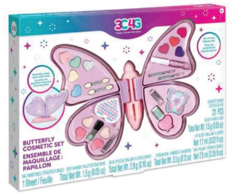 Make It Real All-in-One Butterfly Cosmetic Case for Ages 8+ S4