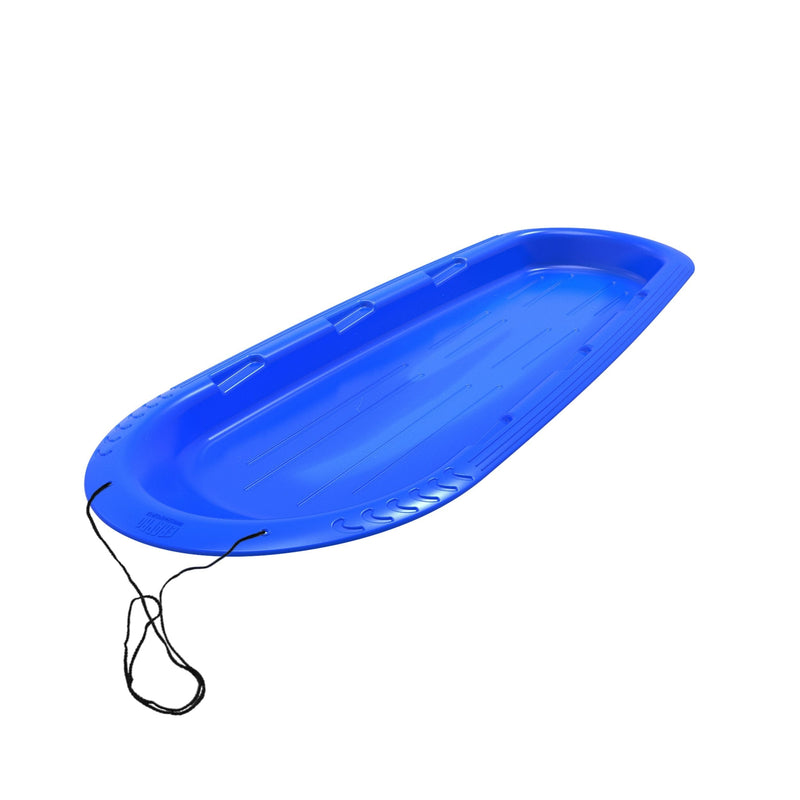 Manitou Kids' Large 3-Person Lightweight Plastic Winter Snow Sled/Toboggan S8
