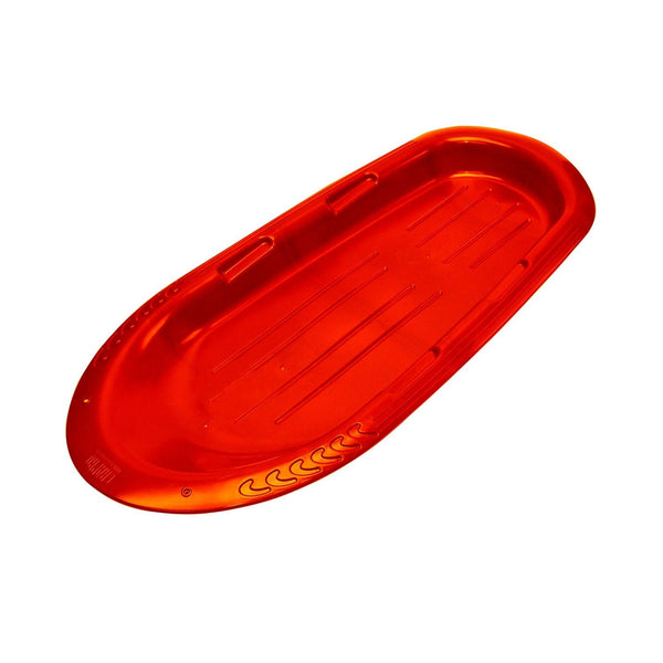 Manitou-X Kids' 2-Person Lightweight Plastic Winter Snow Sled/Toboggan with Grips Y3