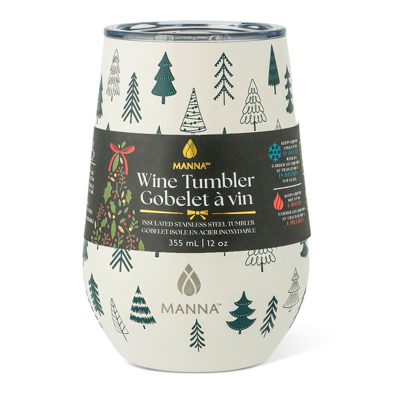 Manna 354-mL Insulated Wine Tumblers, 2-pk, Various Designs D3