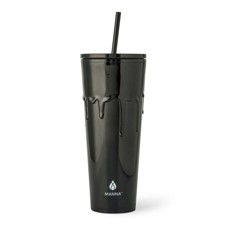 Manna 710-mL BPA-Free Black Slime Drip Textured Tumbler X3