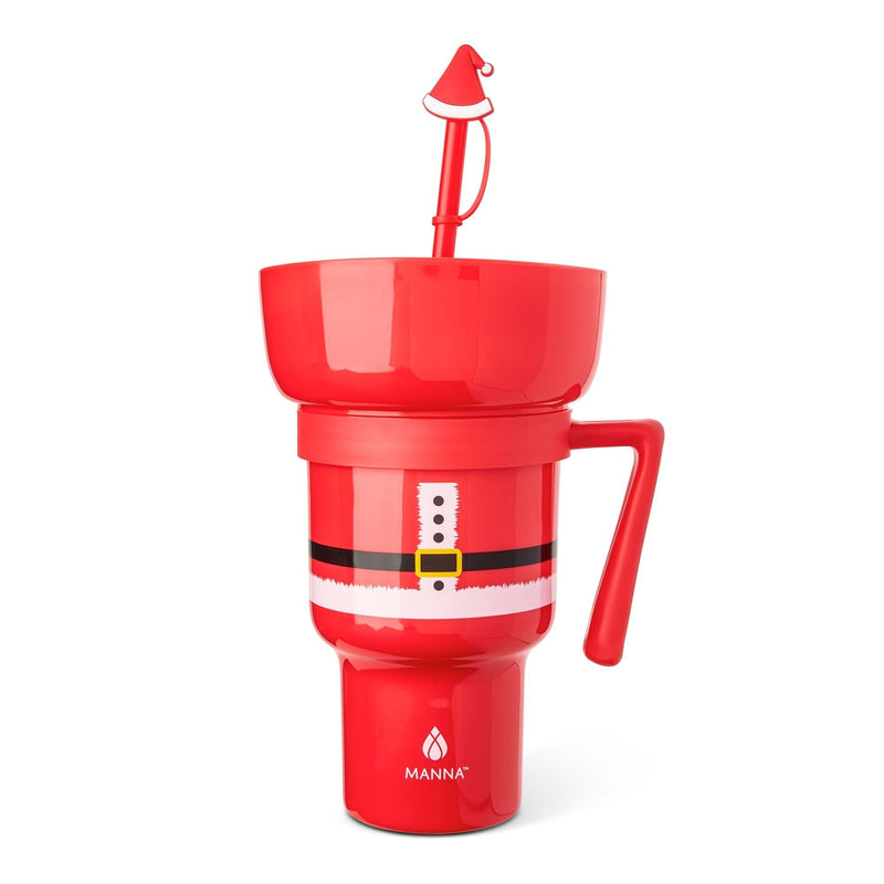 Manna Stadium 946-mL Travel Tumbler with Santa Design Y4