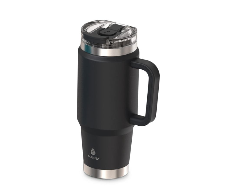 Manna WFH Stainless Steel Insulated Travel Mug with Dual-Function Lid, 32-oz I4