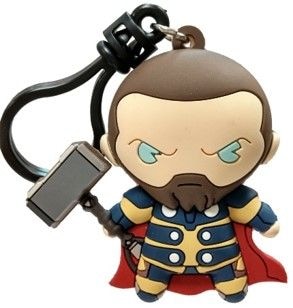 Marvel 3D Character Foam Bag Clips in Blind Bag, Assorted, Bilingual L7