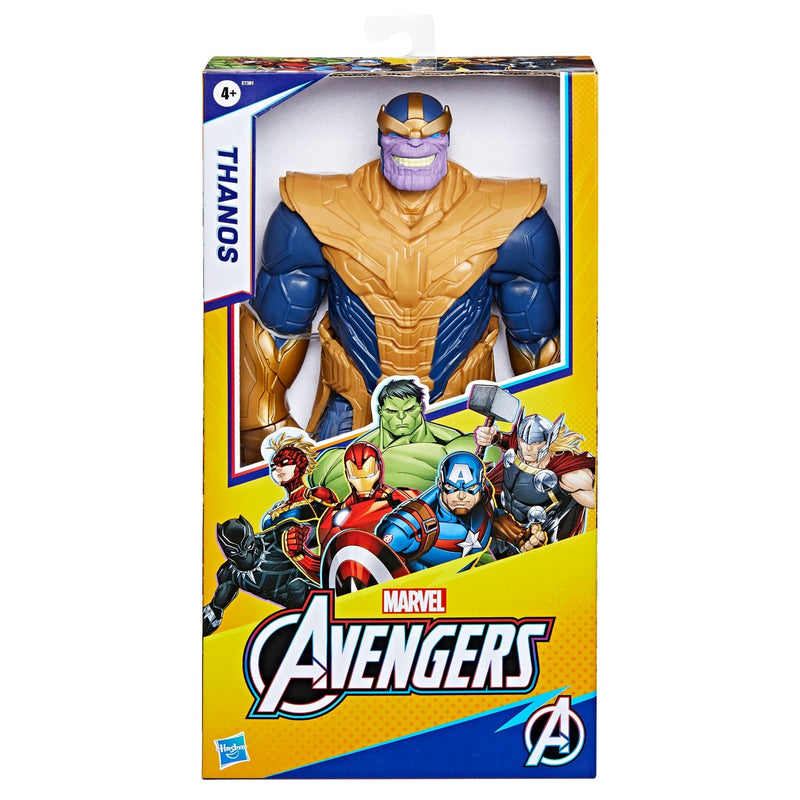 Marvel Avengers Titan Hero Series Blast Gear Deluxe Thanos Action Figure, 12-in Toy I4