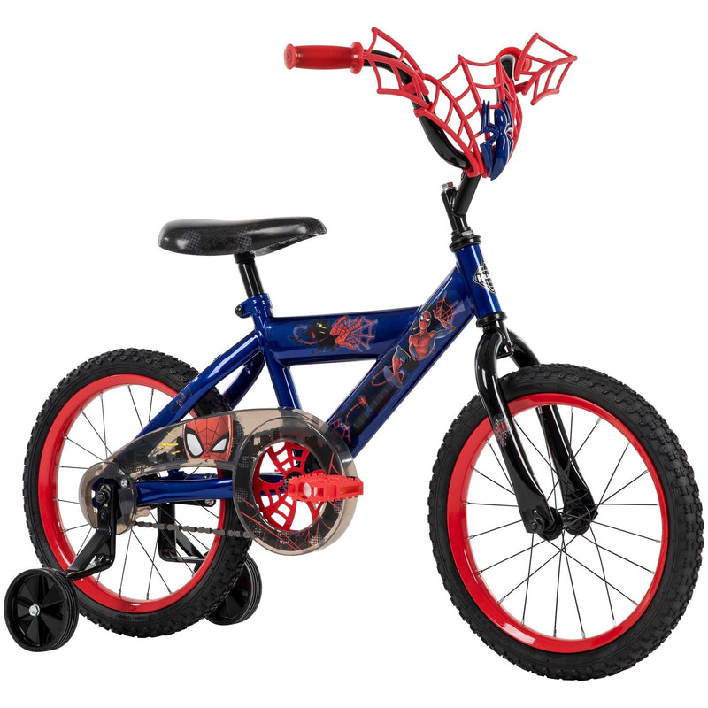 Marvel Spider-Man Kids' Bike, 16-in Wheel, Red/Blue V0