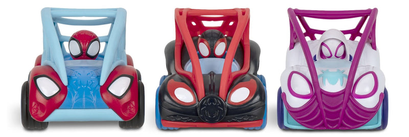 Marvel Spidey and His Amazing Friends Spider-Man Power Rollers Vehicles, 6-in Z3