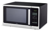 MASTER Chef Countertop Microwave, 900 W, Black Stainless Steel, 0.9-cu-ft