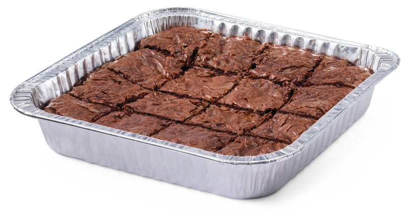 Master Chef Disposable Square Cake Pan with Lid, 9-in, 3-pk J3