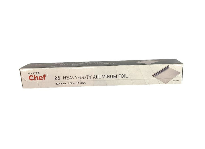 Master Chef Heavy Duty Aluminium Foil Roll, 12-in x 25-ft Q9