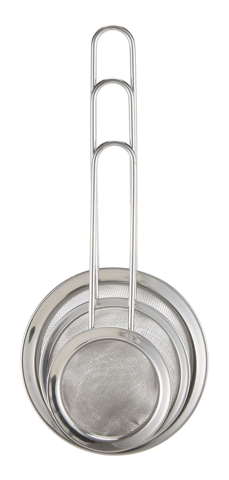 Master Chef Miniature Stainless Steel Strainers, 3-pc M7