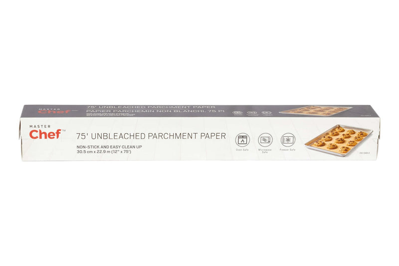 Master Chef Non-Bleached Parchment Paper, 75-ft J6