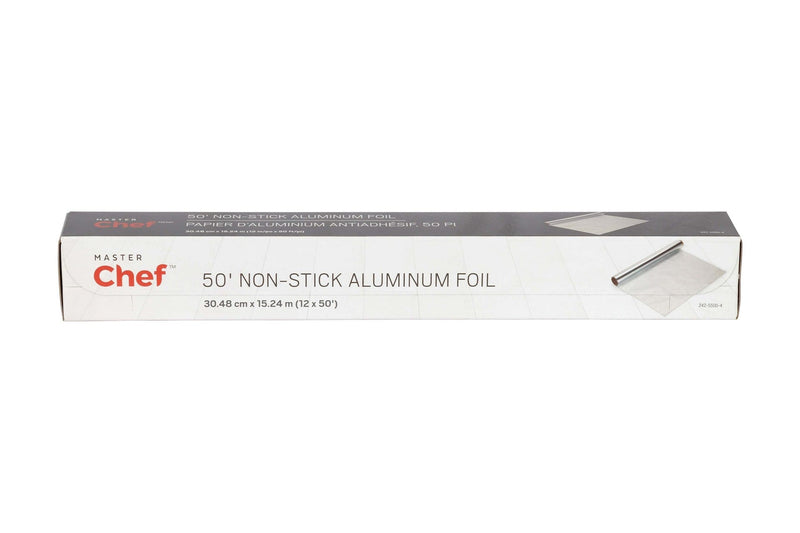 Master Chef Non-Stick Aluminum Foil Roll, 12-in x 50-ft A4