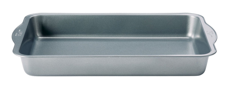 Master Chef Non-Stick Oblong Cake Pan, 16x10.5x2-in P5